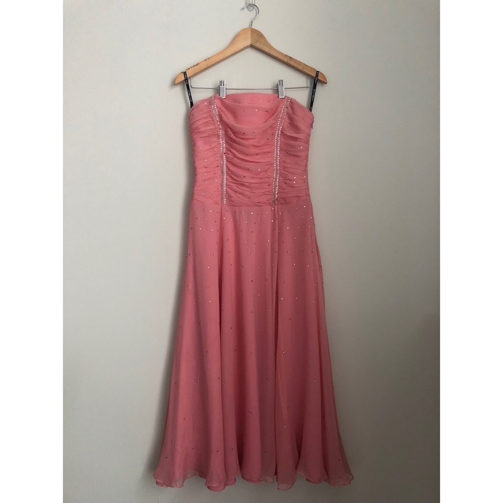 NWT Betsey Johnson midi strapless dress